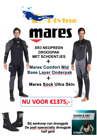 Mares XR3 Droogpak Aanbieding